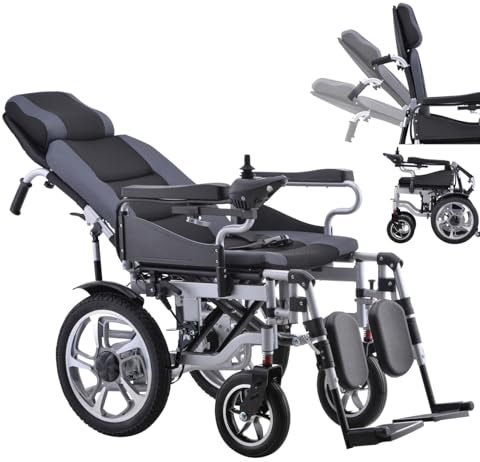 Elektrorollstuhl 30KM Lange Reichweite Elektrorollstuhl für Erwachsene Faltbarer Elektrorollstuhl All Terrain Elektrorollstuhl Elektrorollstuhl für ältere Menschen Intelligenter Elektrorollstuhl