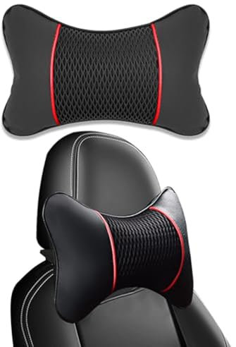 FNDYMNPG Auto Kopfstütze Nackenkissen, für BMW X4 M 2019-2024 Autositz-kopfstütze Memory-Schaumstoff Komfortabel Auto Nackenkissen,A