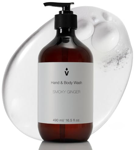 vinsk® Handseife Smoky Ginger | vegane Flüssigseife zur täglichen Reinigung | Duftseife mit Spa-Gefühl 490ml | natürliche Inhaltsstoffe l Seife für Hand & Körper | Handsoap & Körperseife ansehen