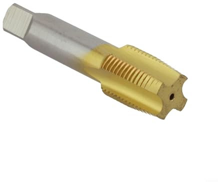 Kurbelgarnitur Gewindeschneider 9/16 Zoll Fahrrad Pedal Gewinde Gewindebohrer Werkzeug in Stahl (Gold Links)