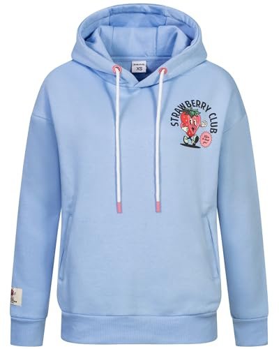 Sublevel Hoodie Sweater Kapuzenpullover Übergangs Kapuzen Sweatshirt Backprint mit Motive