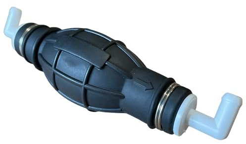 Partsline Pompe d'amorçage de carburant universelle avec clapet anti-retour de diamètre 8 mm double coude 90°C