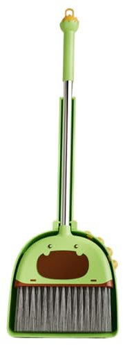Escoba Infantil | Combo De Escoba con Recogedor para Niños | Herramientas Ligeras y Manejables para Actividades Educativas en Casa o Exteriores