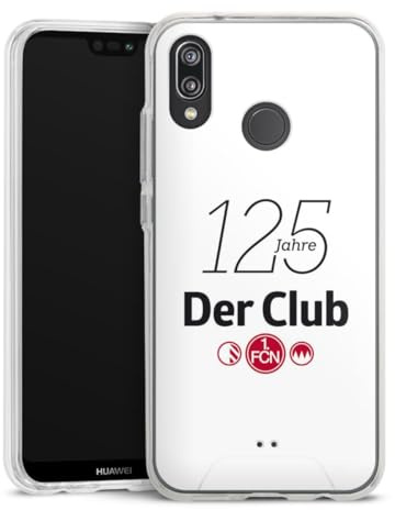 Handyhülle kompatibel mit Huawei P20 Lite Bumper Case Schutzhülle 1. FC Nürnberg 125 Jahre 1. FCN
