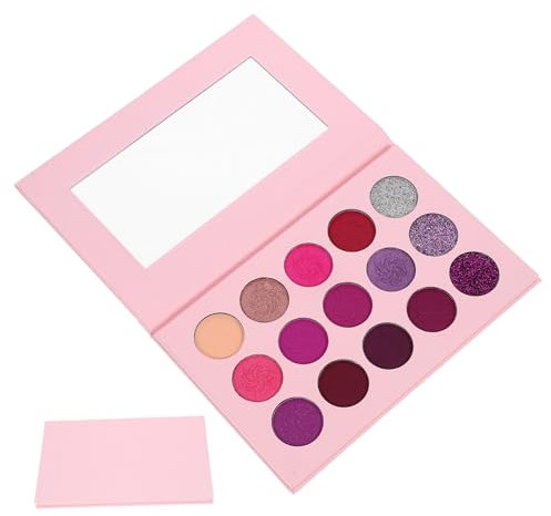 Ipetboom Colori Ombretti Pressati Palette Makeup Per Donne e Ragazze Compatta e Pigmentata Rosa