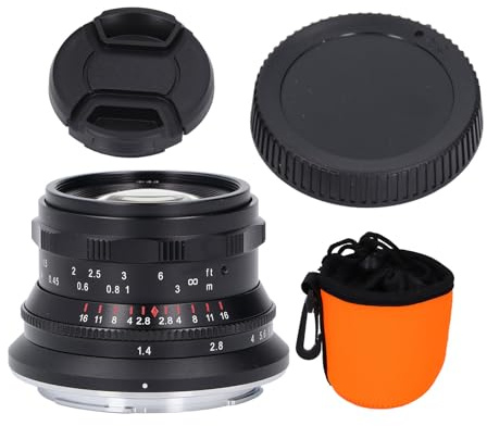 Objetivo 35mm F1.4 para Montura Z, Lente Manual Gran Apertura - Retratos Nítidos, Efecto Bokeh, Ideal para Z6 Z7 Z8 Z9 Y Z30 (Negro)
