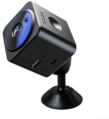 Bulevisiter Mini Kamera 1080P HD Wireless Überwachungskamera mit Zwei-Wege-Audio-Gegensprechanlage, Bewegungserkennung für Zuhause und Auto