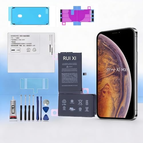 RUI XI Akku kompatibel mit iPhone X/XS/XS Max/XR + gratis Werkzeuge (für iPhone XS)
