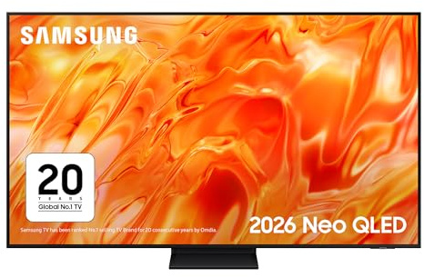 Samsung Smart TV 75-Inch QN73H Neo QLED 4K with Quantum Mini LED, Real QLED 100% Colour Volume, AI-Powered NQ4 Processor for 4K Upscaling, Motion Xcelerator, Vision AI Companion, AirSlim Design [2026]