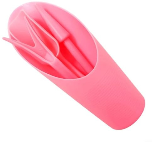 Set di attrezzi da trapianto da giardino, con secchio pala e cucchiaio per piantare piante grasse in serra, kit di quattro pezzi di colore rosa
