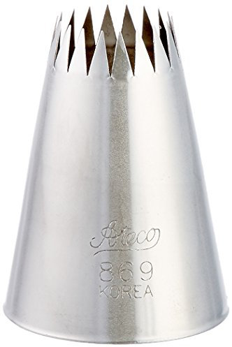 Ateco Ausstecher Gebäck Tube – French Star – Größe 9