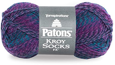 Spinrite 243457-57330 Kroy Socks FX Yarn, Celestial Colors