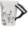 ufengke Note Musicali Design Tazza da caffè Tazza da tè Tazze Grandi, Manico Pianoforte Nera Creativa, Tazza Personalizzata in Ceramica, per Regalo, La Famiglia E Ufficio