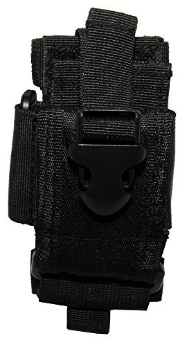 MFH Handyhalter Molle Handy-Halter Outdoor Handytasche Tasche Smartphone 12x16cm viele Farben (Schwarz)