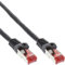 InLine 73602X Crossover Patchkabel RJ45-Stecker auf RJ45-Stecker S/FTP Cat.6 schwarz 2m
