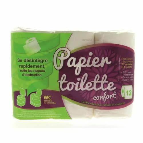 Toilet Paper 12 Rolls for Chemical Toilet