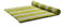 Leewadee Faltbare Bodenmatratze - Japanischer Rollbarer Futon - Tatami Faltmatte - Gästebett - Camping Matratze - Thai Massage Matte, Kapok Füllung, 190 x 145 cm, Grün