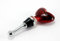 KORKEN FLASCHENVERSCHLUSS GUMMI 56 MOTIVE GLAS SEKT PROSECCO CHAMPAGNER LIKÖR + BRILLIBRUM® FLYER Geschenke Geschenkidee (Flaschenverschluss - Herz)