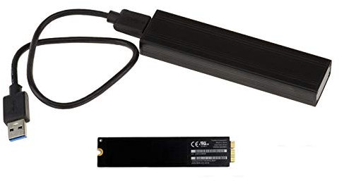 KALEA-INFORMATIQUE Boitier pour SSD de Mac Air 2010 2011 vers USB3 (USB 3.0 5G) pour SSD de Mac en 6+12 Broches (MC505 MC506 MC965 MC968)