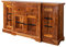 MASSIVMOEBEL24.DE Oxford Sideboard Akazie 160x45x85, Farbe:Hellbraun lackiert, Größe:160x45x85 cm (BxTxH)