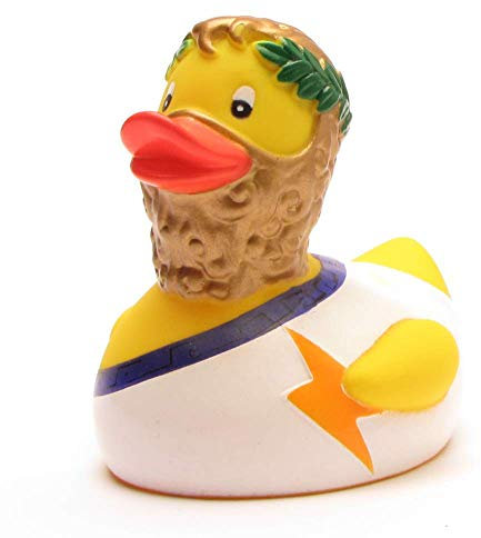Zeus Badeente I Quietscheente I Duckshop I L: 11 cm
