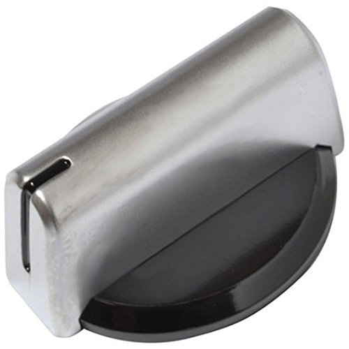 Baumatic Genuine Temperature Control Knob for Oven Cooker Grill Hob (Black/Silver)