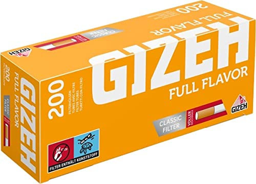 2000 (10x200) GIZEH Full Flavor (Hülsen, Filterhülsen, Zigarettenhülsen)