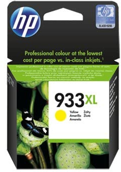 HP Hewlett-Packard 933XL cartouche d'encre Jaune große kapazität authentique
