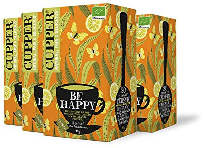 Cupper Tea Be Happy, 4er Pack (4 x 40 g)