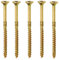 TORX 4.5 x 70 mm TX20 Vis à bois tête fraisée pour terrasse ou panneaux Lot de 250
