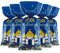 100 Stücke Eid Mubarak Party Treat Taschen, Blau Gold Ramadan Moschee Gedruckte Muster Geschenkbeutel Zellophan Klar Plastik Goodie Favor Taschen mit 100 Silber Twist Krawatten
