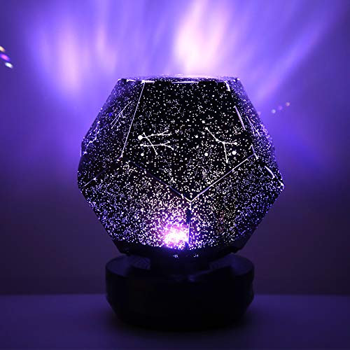 Atyhao Star Projector Night Light Household Mini Innovative Starry Projection Lamp USB Rechargeable Night Light Decoration