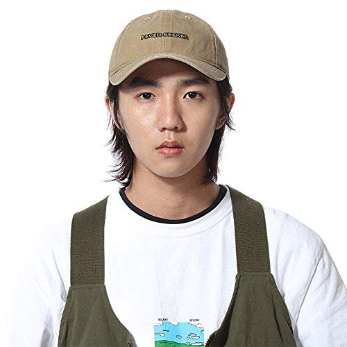 CLAPE Unstructured Dad Cap Basecap Herren Waschbarer Stoff Baumwolle Baseballmütze Casual Sport Cappy Outdoor Kappen