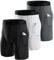 Niksa Kompressionsshorts für Herren, 2/3er-Pack, Kompressionsunterwäsche für Herren, athletische Shorts, Laufen, Workout, Fitness-Shorts, Weiß A, Grau B, Schwarz, Mittel
