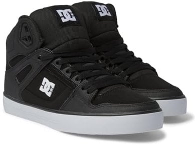 DC Shoes Herren Pure HIGH-TOP WC Schuh, Black/Black/White, 50 EU