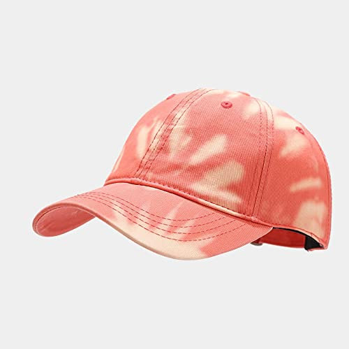 Baseball Cap Damen Basecap Kappe Herren Unisex Mütze Hut Baseballkappe Graffiti Cotton S Für Männer Frauen Street Fashion Soft Top Face Cap Grün Verstellbar 56-60Cm Orange