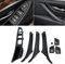 HommyFine Innentürgriff Ersatztürgriff Set Innentür Ersatzgriff kompatibel mit BMW 5er F10 F11Türgriff Innen (Schwarz)