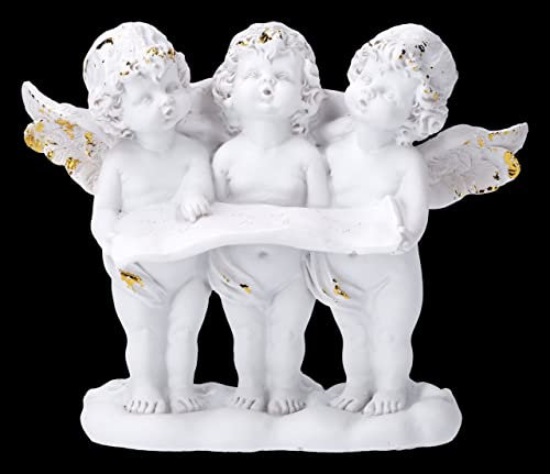 Engel Figur - Singende Putten im Chor Cherub 10 cm - Deko Figur