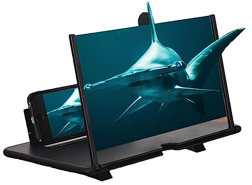 Ozkak Agrandisseur Ecran Telephone Portable 12 '' Loupe pour Films, vidéos et Lecture amplificateur d'écran pour Tous Les Smartphones