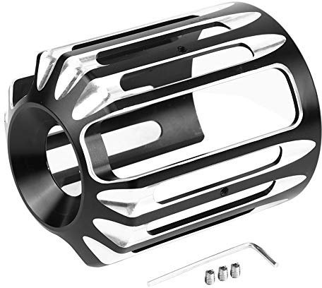 Moto in Alluminio CNC, Cover per XL 883 Black Filtro Olio Touring Unive