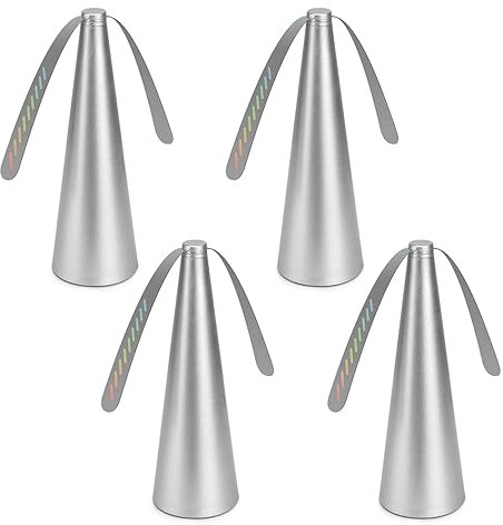 Fliegenwedler Fliegen Fliegenabwehr, Fliegenvertreiber Ventilator, Tragbarer Mückenschutz Fliegenabwehr Tischventilator (4 pcs - silver)