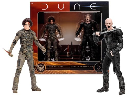Lansay McFarlane Toys – Dune 2 – Feyd – Rautha VS Paul – Sammelfigur und Zubehör – Filmfiguren – ab 12 Jahren