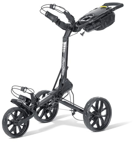 Bag Boy Slim Fold Carrito de Golf, Grafito / Blanco