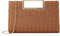 Ynport Crefreak Femmes Paille Pochette D’été Paille Dîner Sac À Bandoulière avec Chaîne En Métal Carré Sac Fourre-tout Tissé Sac À Main Pour Fête De Mariage,Marron