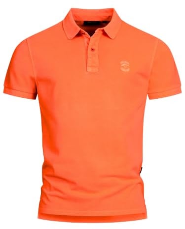 Indicode Herren INJorah Leichtes Poloshirt aus Baumwolle mit Polokragen | Klassisches Polohemd für Business und Freizeit, Herrenshirt, Freizeitshirt, Polokragenshirt, Baumwollshirt für Männer