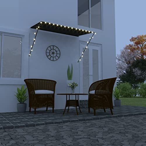 Diesen Artikel- Versenkbare Markise mit LED 250x150cm Anthrazit-Nice