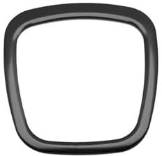 YIJIAVSX Lenkradbezug Innenzubehör Lenkrad Mitte Logo Abdeckungen Aufkleber Trim Für A-UDI A4 B6 B7 B8 A6 C6 A5 Q7 Q5 A3 Auto Styling Lenkrad Aufkleber(Schwarz)