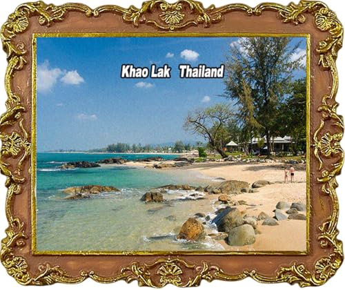 Khao Lak Thailand Kühlschrankmagnete, Touristen-Souvenir, Kühlschrankdekoration, Magnet