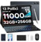 DOOGEE Tab E3 Pro Tablet 13 Pollici Helio G100, Android 15 Tablet con Tastiera 11000mAh 18W 4G LTE Dual Card Slots, 32GB RAM+256GB ROM(TF 2TB), 13MP+ 8MP 90Hz Quattro Altoparlanti, Grigio