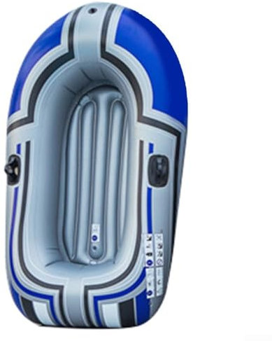 Besshepplo Aufblasbares kleines Boot, aufblasbares Wasserboot, Kajaks, aufblasbares Spielzeug, Angelboot, verhindert das Kentern (2 Personen)